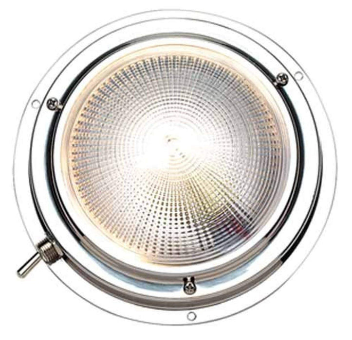 Seachoice 6641 Polished Stainless Steel Day or Night Vision Dome Light