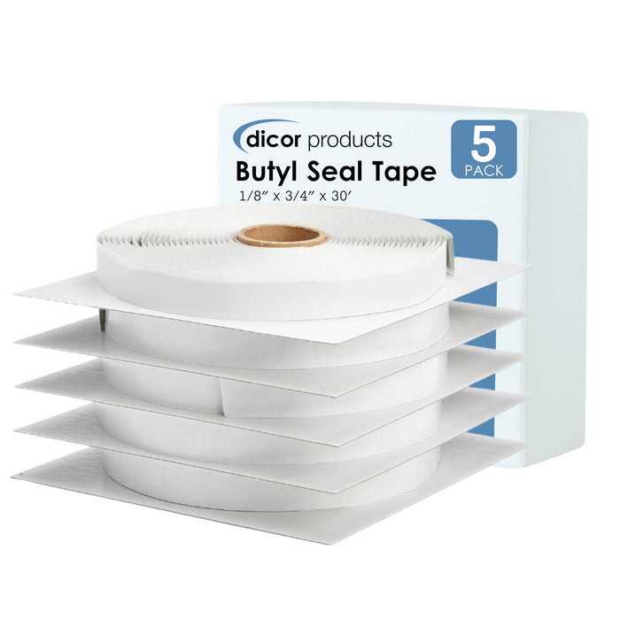 Dicor Corporation BT-1834-5 Butyl Seal Tape, 5 rolls/box