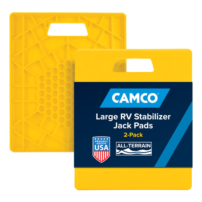 Camco 44541 Large Stabilizing Jack Pads, Pr.