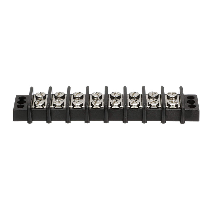 Seachoice 13581 Terminal Block, 8-Gang, Brass Clips and Contacts