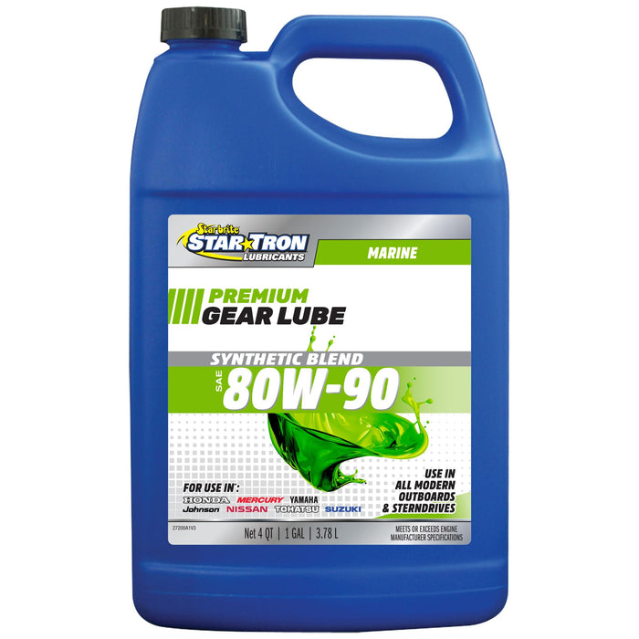Star Brite 027200N Synthetic Blend 80W90 Lower Unit Gear Lube, 1 Gal.