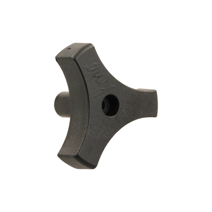 JR Products 20175 Tri-Lug Window Knob, Black