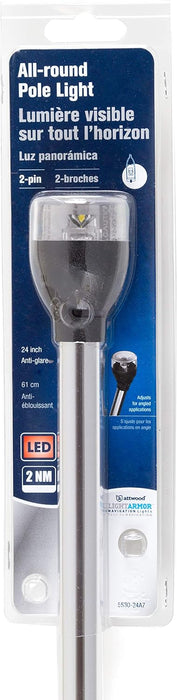 Attwood LED Articulating All Around Light - 24" Pole