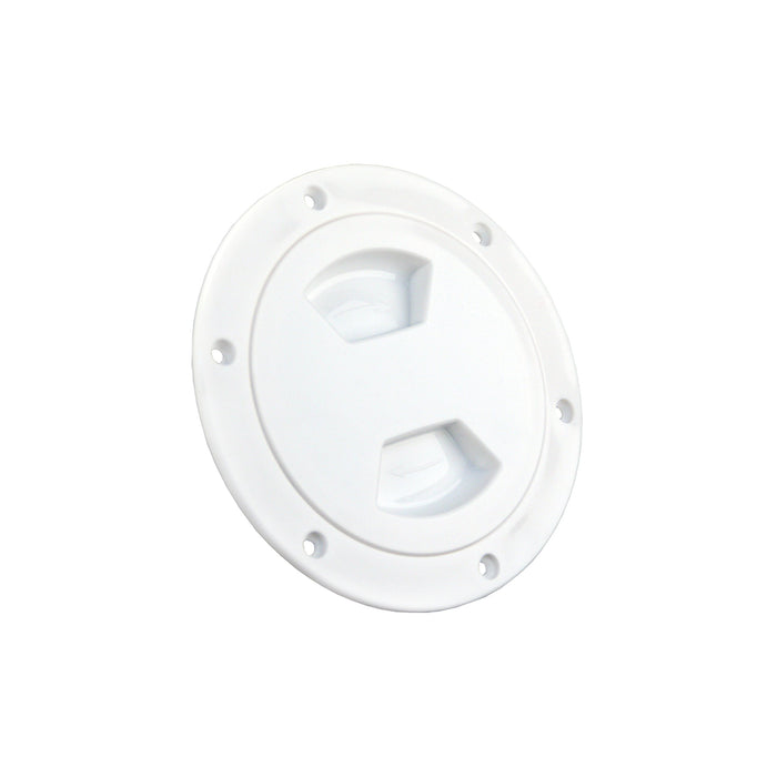 JR Products 31025 5" Access/Deck Plate, White