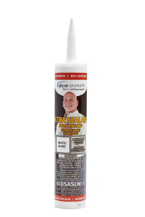 Dicor Corporation 610SASLW-1 Ultra Sealant, White Self Leveling