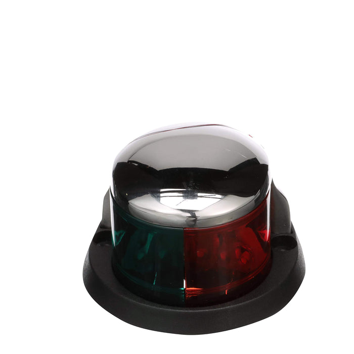 Seachoice 2041 LED Bow Light, Marine Navigation, Chrome Bi-Color, 2-Mile Vis for Under 66 Feet