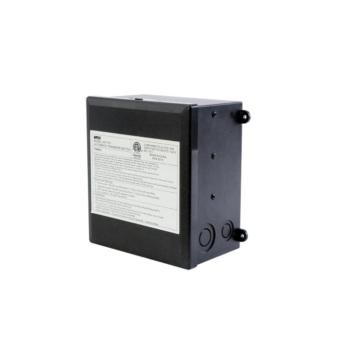 WFCO T-57-R 50 Amp RV Shorepower & Generator Transfer Switch w/Plastic Case