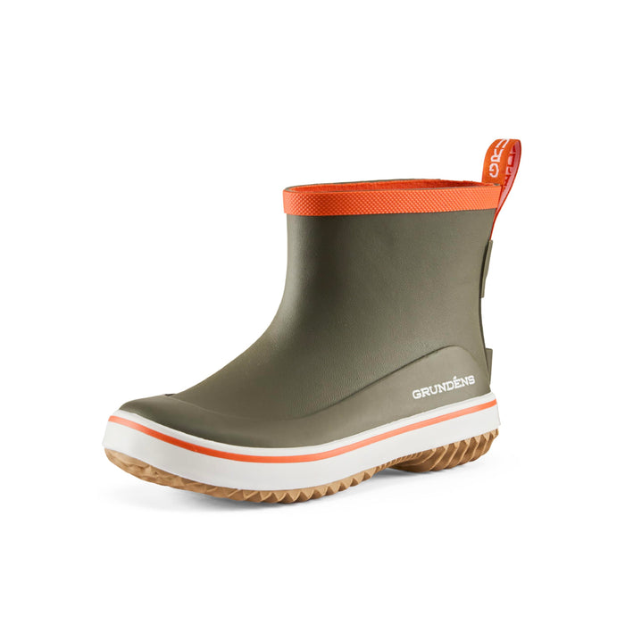 Grundens 60065-306-2010 Kid’s Guppy Rain Boot-Olive Green-10