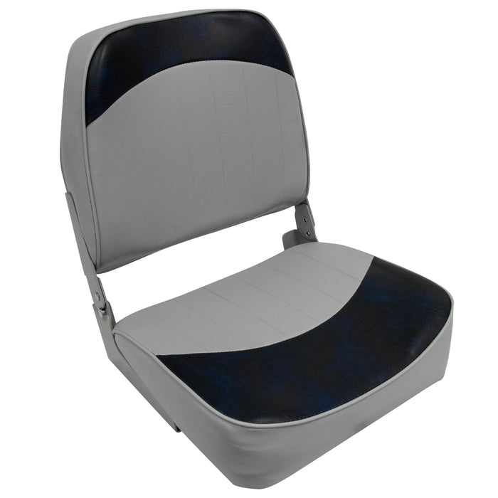 Wise Seats 8WD734PLS-660 Wise Economy Fold Down Fishing Seat, Grey/Navy