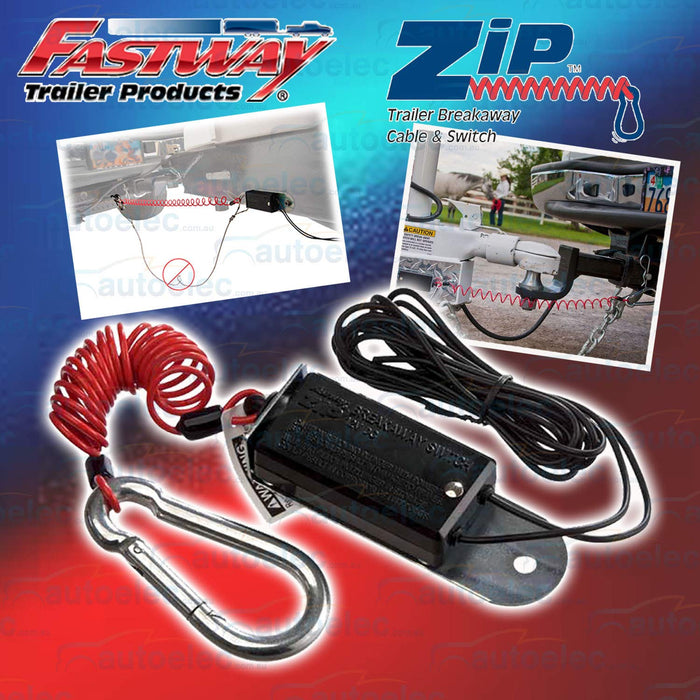 Progress Mfg 80-00-2040 Zip Breakaway Cable System w/Switch, 4'