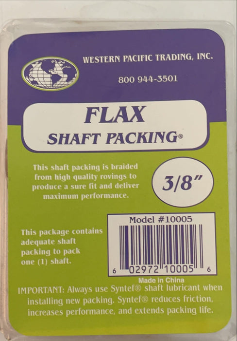 Western Pacific Trading 10005 Flax Packing 3/8 X2'