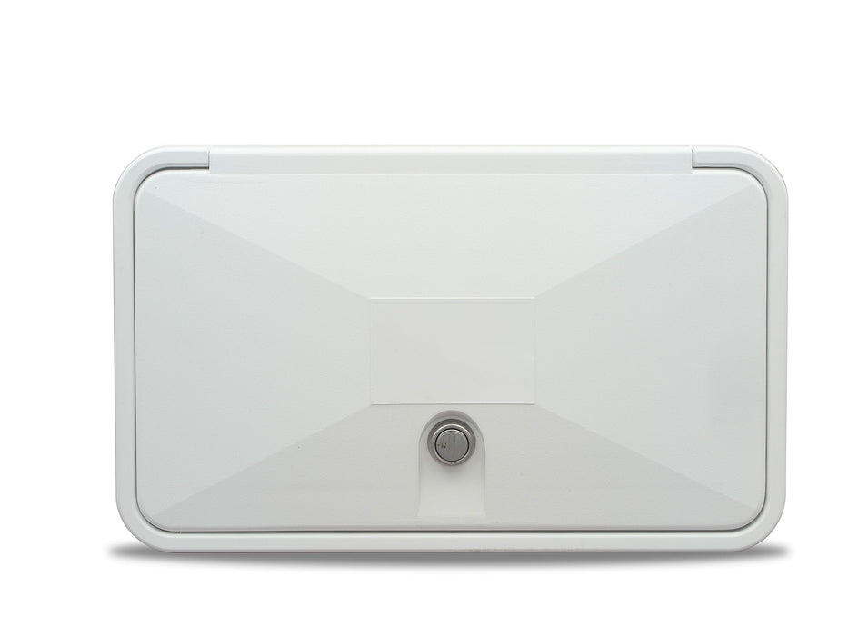 B&B Molders 94314 Multi-Purpose Access Hatch, Polar White