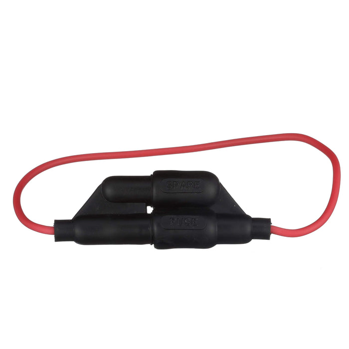 Seachoice 12701 In-Line Fuse Holder With Spare, Waterproof, 10 Amp Fuse