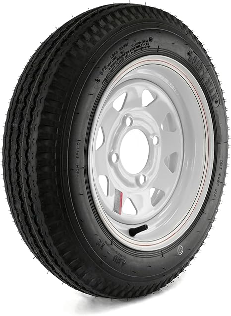 Loadstar 966-30552 Bias Tire And Wheel (Rim) Assembly 480-12 4 Hole 4 Ply