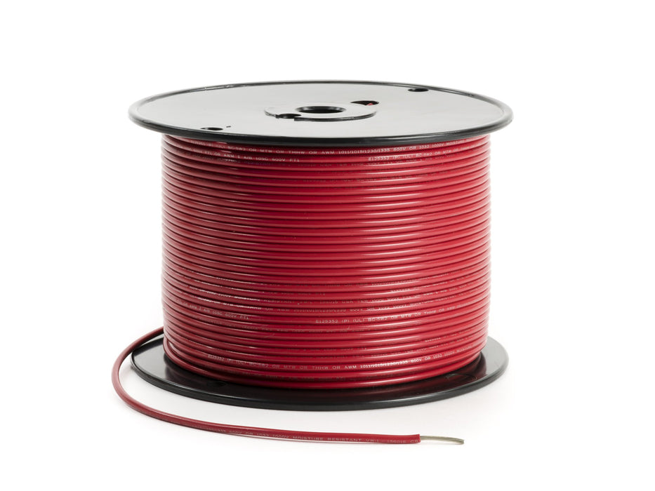 Cobra Wire and Cable A2018T01100FT Primary Tinned Copper Wire, 18 AWG, 100', Red