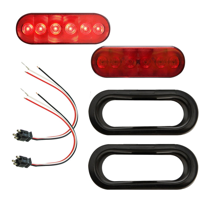 Optronics TLL12RK Fleet Count Waterproof LED Oval Light Set