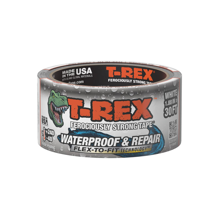 Shurtape 243026 T-Rex Clear Repair Tape w/ All-Weather Crystal Clear, Construction, 10 yards