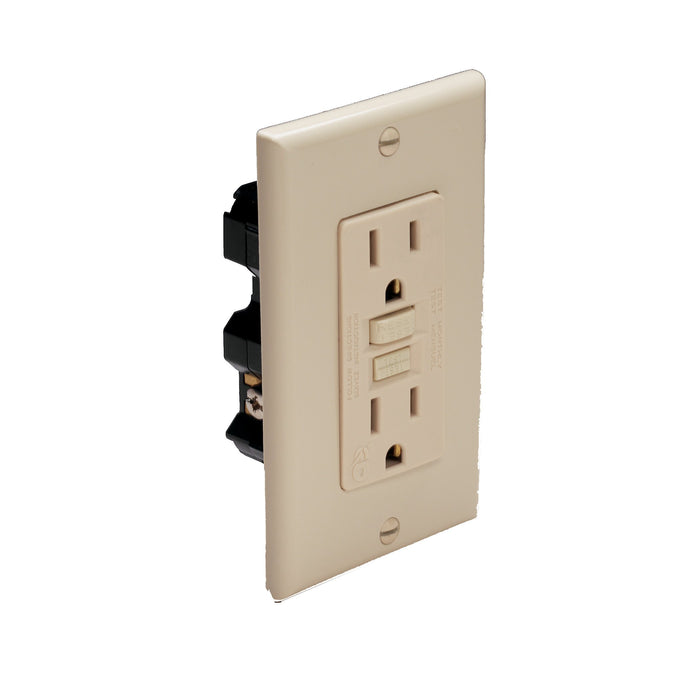 Marinco 1591-FI Ground Fault Circuit Interrupter (GFCI), Ivory