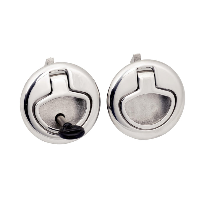 Whitecap S-0235C Compression Handle 316 Stainless Steel Non-Locking 3" OD