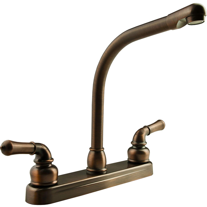 Dura Faucet DF-PK210C-ORB Classical Hi-Rise Kitchen Faucet, Oil Rub Bronze