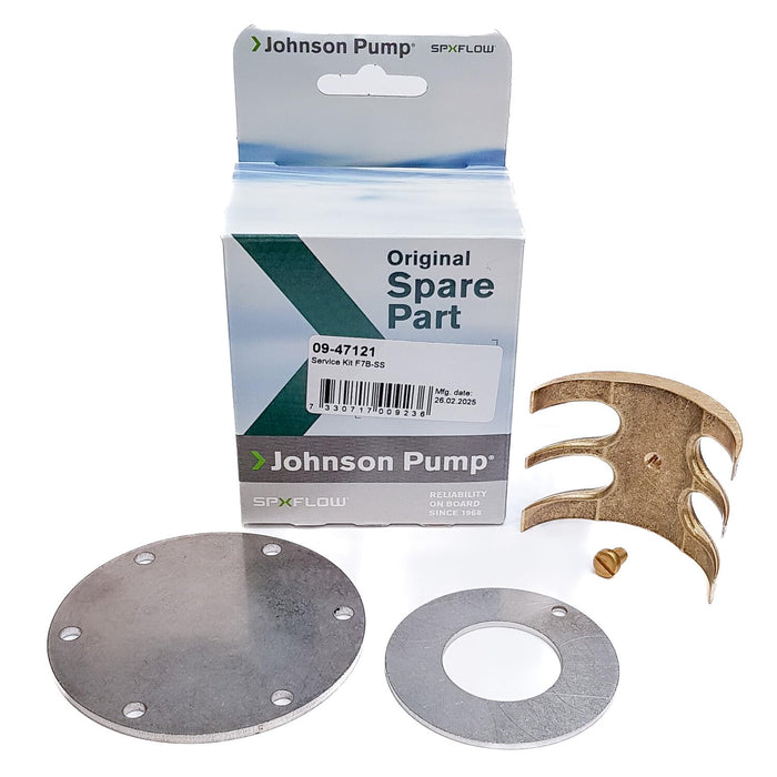 Johnson Pump 09-47121 OEM Wear Kit for Raw Water Pump F7