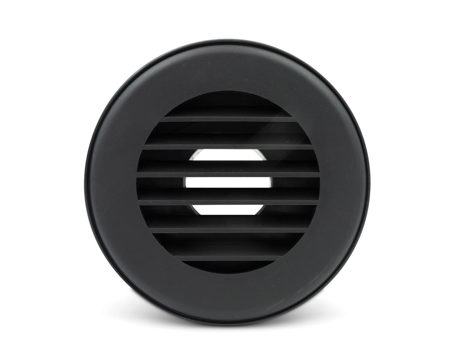 B&B Molders 94262 Thermovent Ducted Vent, 2" w/o Damper, Black