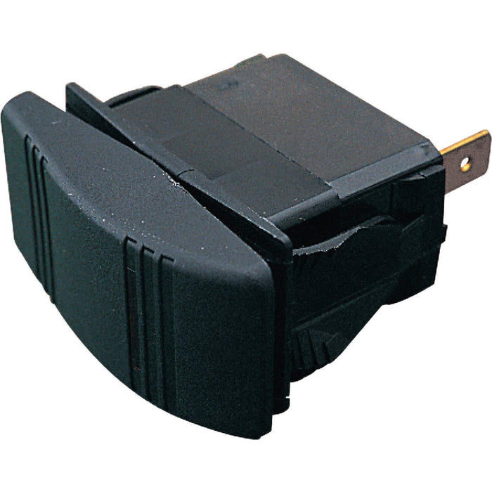 Sea Dog 420219-1 DPDT 7 Blade Mom. Rocker Switch, 12V 20 Amp Mom. On/Off/Mom. On, Illuminating Contura Switch