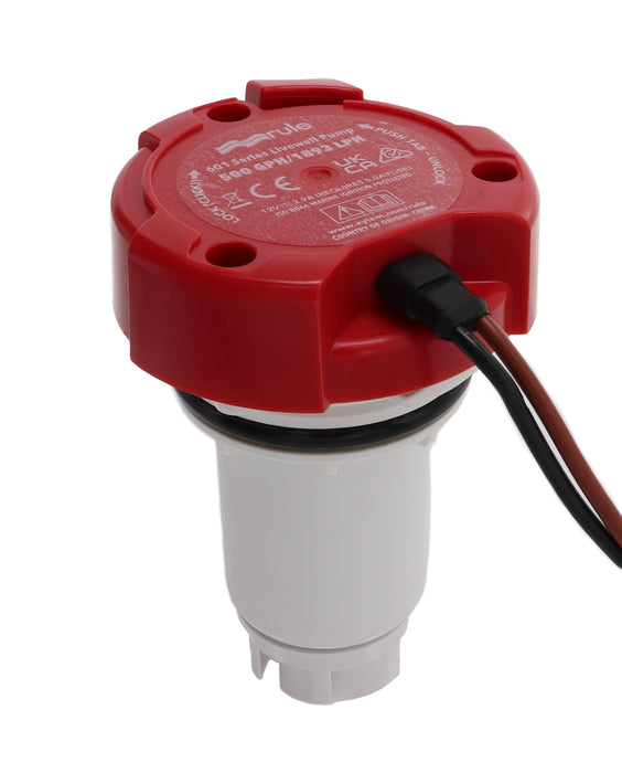 Rule 65DR Replacement Cart for 500 GPH pump/livewell pump