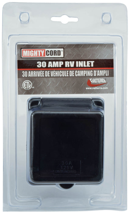 Valterra A10-30INBKVP Mighty Cord RV Power Inlet