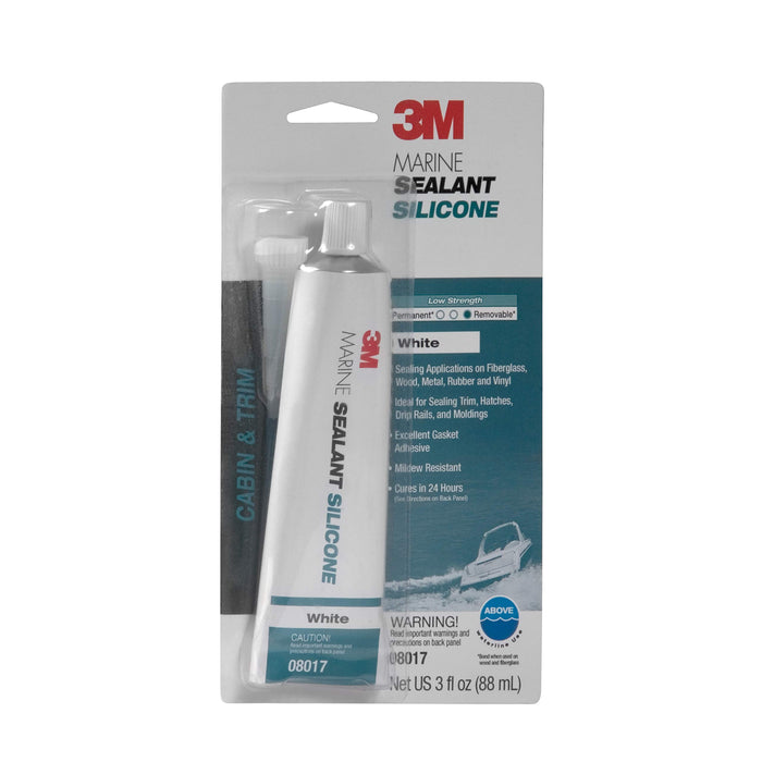 3M 8017 Mildew Res. Silicone-White 3 oz.