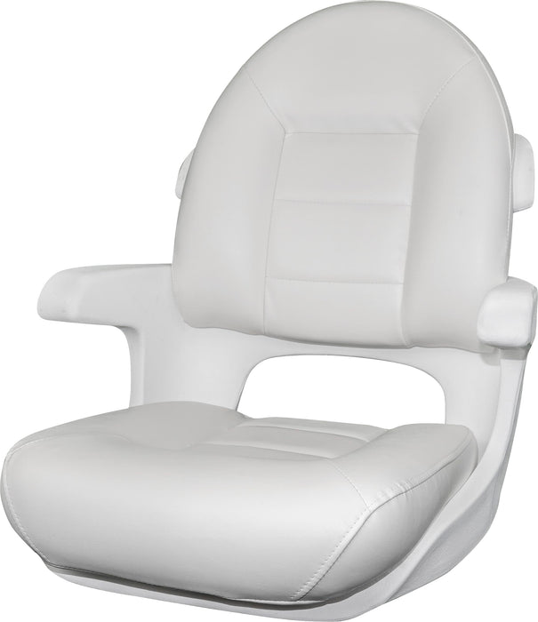 Tempress 57010 Elite Helm High Back Seat, White Shell, White/White Cushions