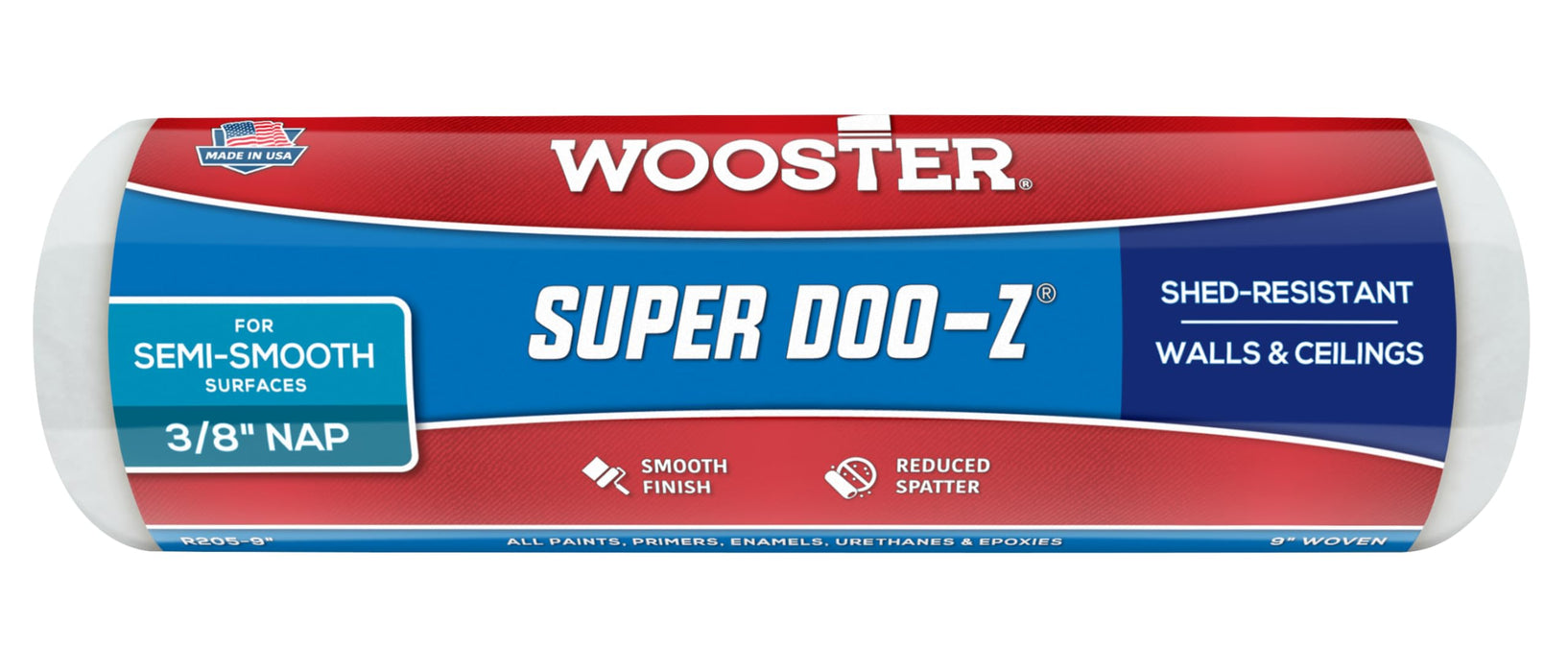 Wooster Brush R2059 Wooster 9" Super Doo-Z Roller Cover, Medium