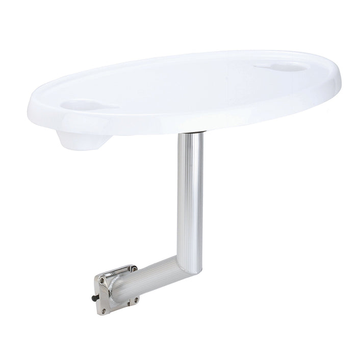 Garelick 75359 Oval Acrylic Table, Side Mt.
