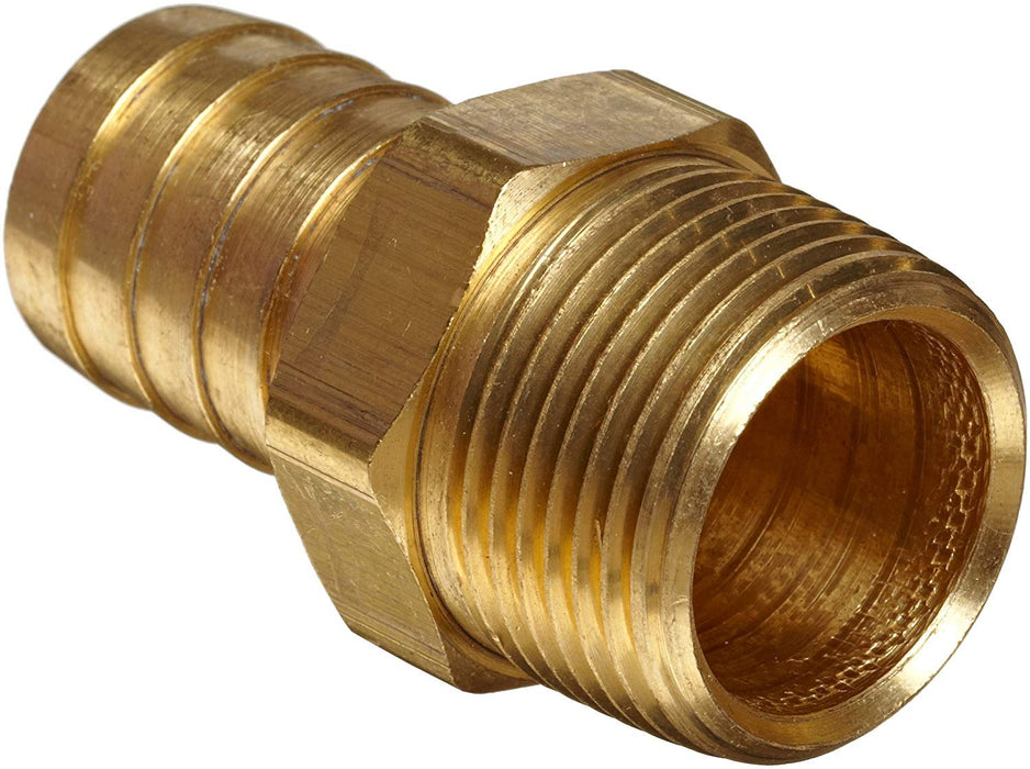 Brass Fittings 32020 5/8" Hose x 1/2 Pipe Male Hose Barb