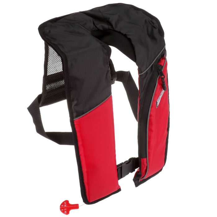 Seachoice 1212-RED/BLK-85830 Type V Inflatable PFD 33G Manual, Red/Black