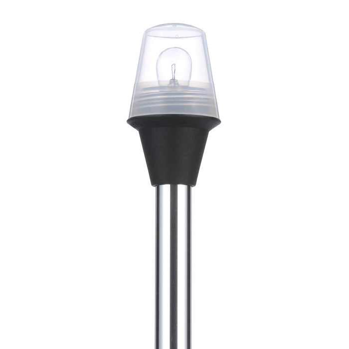 Seachoice 5691 LED All-Round White Light for Boating, Stow-A-Way Aluminum Light, 23-9/16 In.