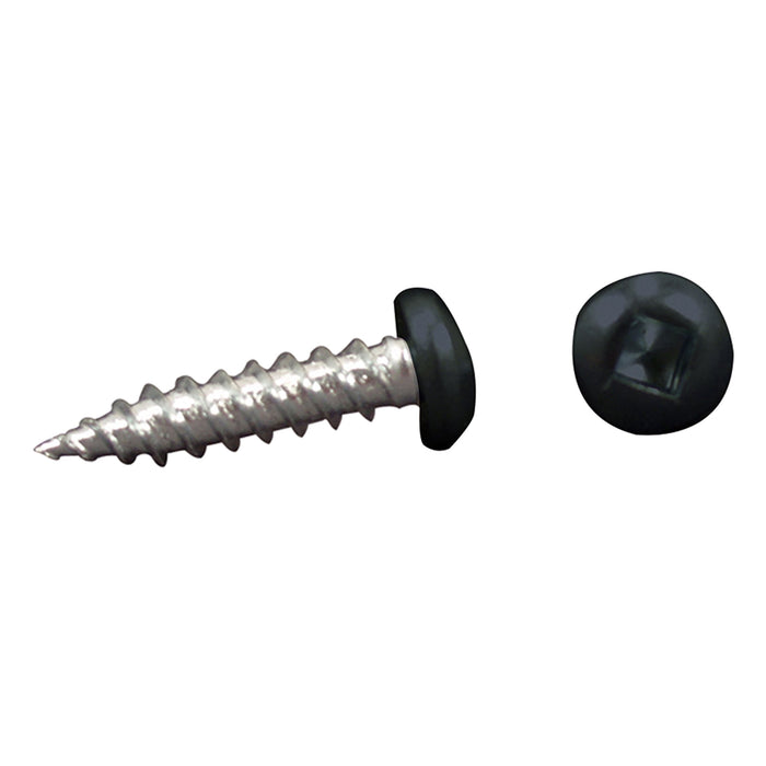 AP Products 012-PSQ50BL 8 X 1 Pan Head Square Recess Screw, 8 x 1, Black, 50/pk