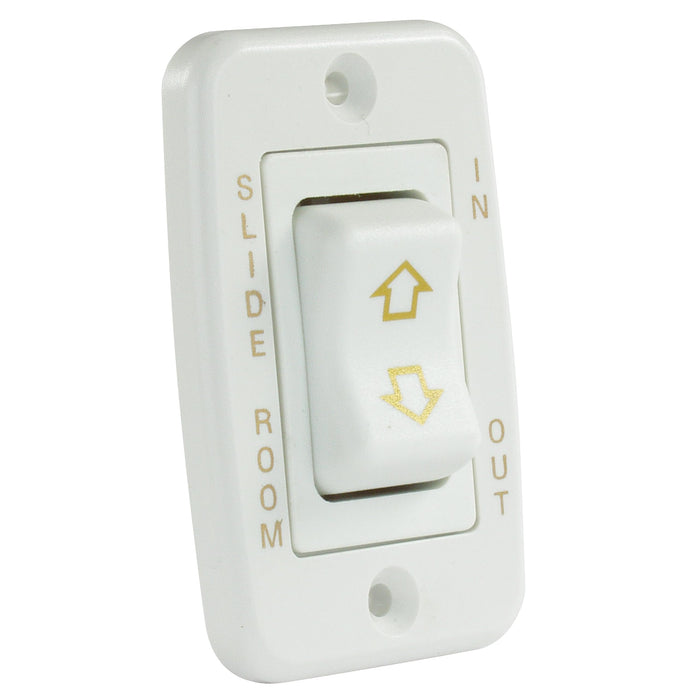JR Products 12345 Low Profile RV Slide Out Switch with Bezel