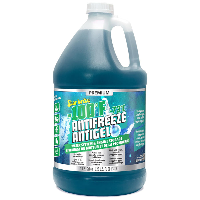 Star Brite 31500 Starbrite -100Â°F Non-Toxic Premium Antifreeze, Gal., Blue