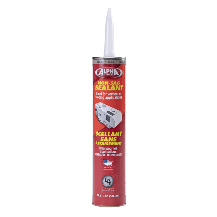 Lippert 862160 Alpha Systems Low VOC Non-Sag Sealant, 10.3 oz., Beige