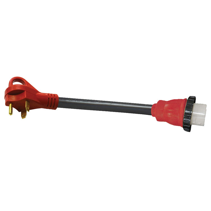 Valterra A10-3050HD Mighty Cord 30AM-50AF Detachable Adapter Cord w/ Handle, 12", Bulk