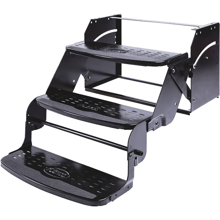Stromberg Carlson SMFP-3100 24" Wide Flexco Manual RV Steps, Triple