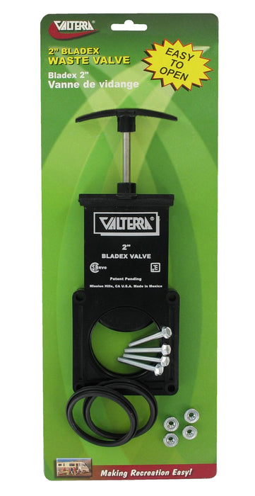 Valterra T1002VP Bladex Waste Valve W/Plastic Handle, 2"