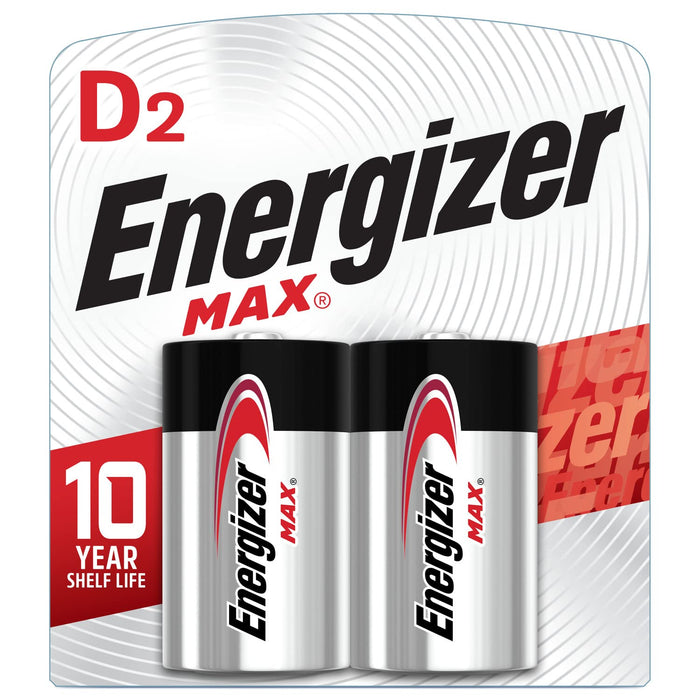 Energizer E95BP2 D Energizer Batteries, 2/pk @12