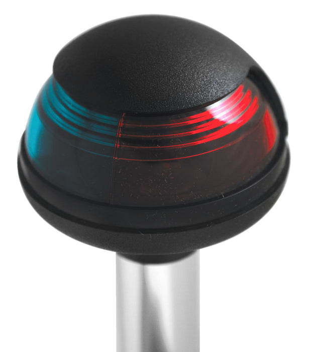 Attwood 5091-14-7 14" Straight 1-Mile Pulsar Pole Mounted Bi-Color Stowaway, 2-Pin Locking Collar Pole