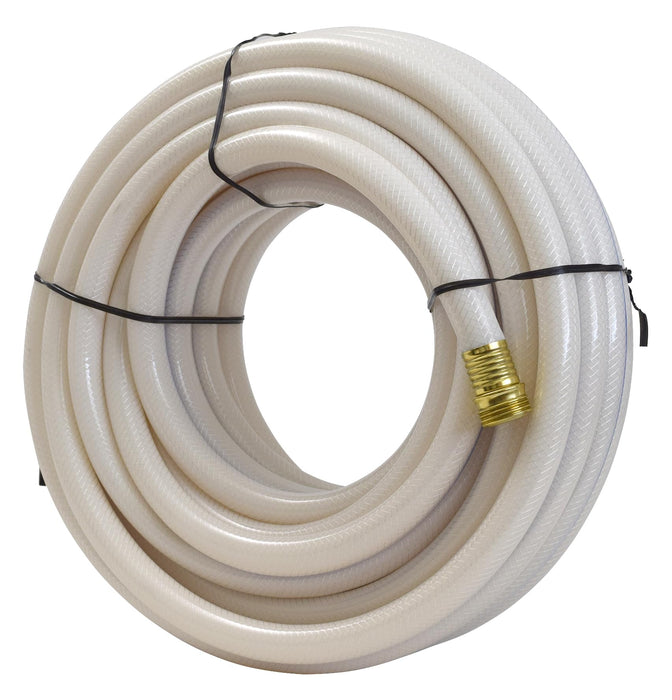 Valterra W01-6600 AquaFresh Drinking Water Hose, 5/8" x 50' White