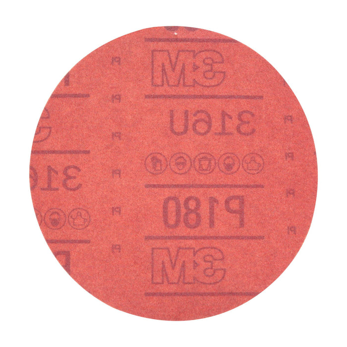 3M 1222 Red Hookit Disc 6 P180A 50/Bx