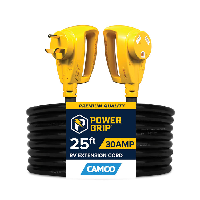 Camco 55191 Power Grip™ Extension Cord, 30A, 25'