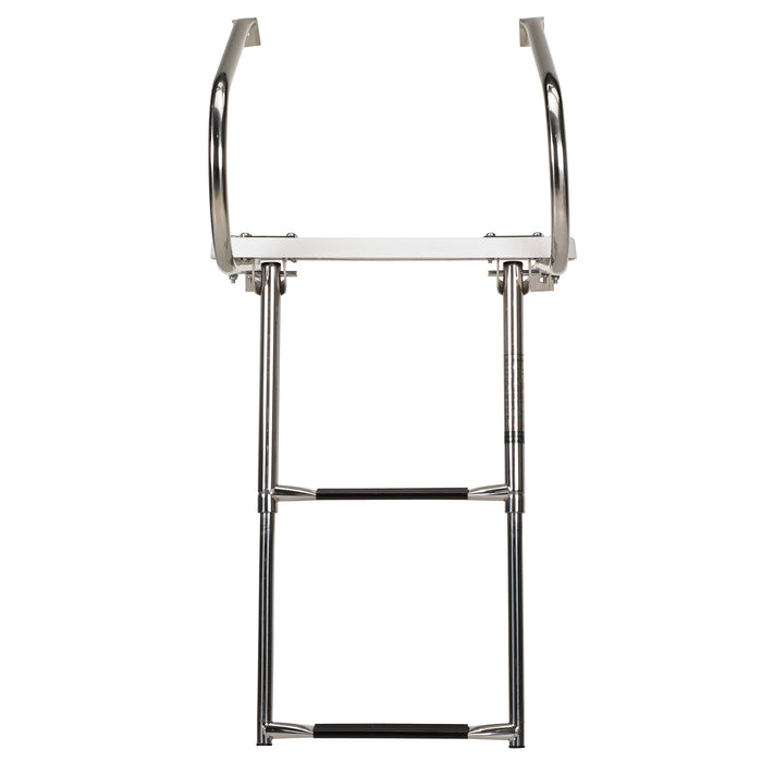 Seachoice 71201 Universal Swim Platform With Under Mount Telescoping Ladder