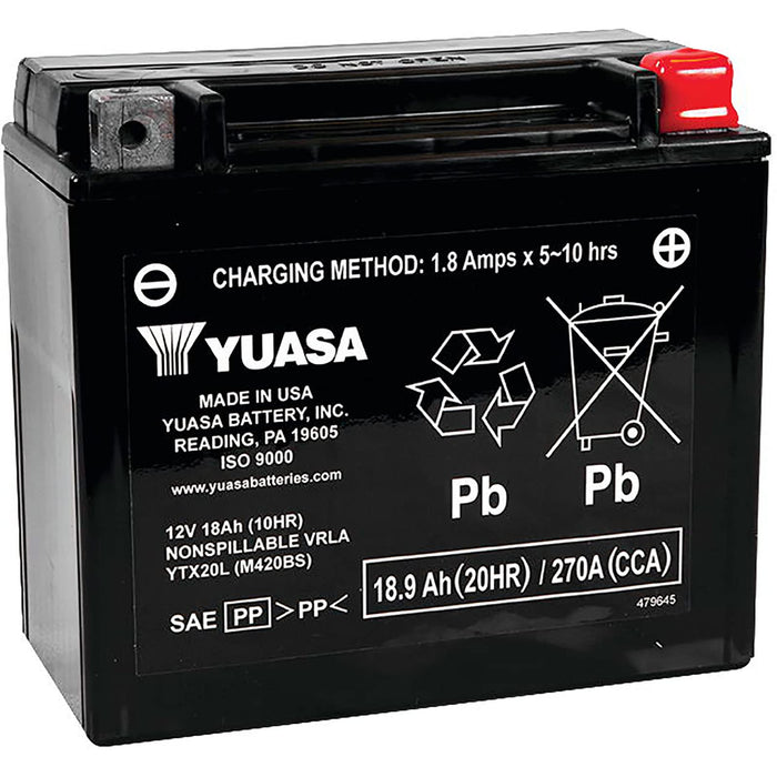 Yuasa Battery Inc. YUAM320BS Yuasa Maintenance Free Battery Fresh Pack